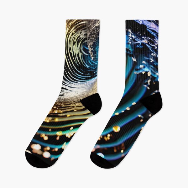 Item preview, Printed image of sparkling psychedelic wave designed and sold by JaReVa.