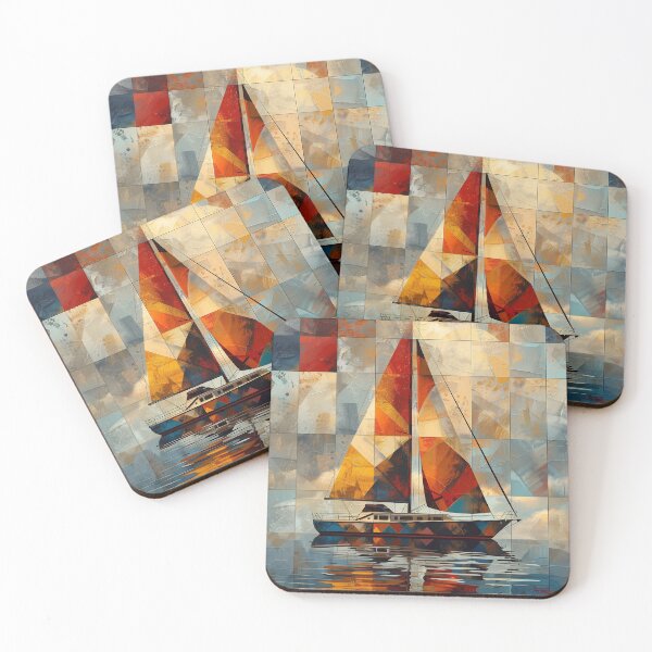 Item preview, Abstract Nautical Mosaic designed and sold by Mine Strone.