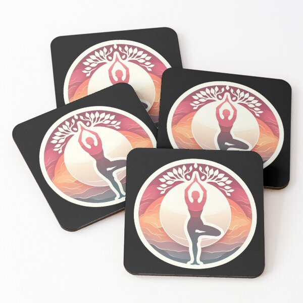 Item preview, Sunset Serenity Yoga designed and sold by pixelpulsenyc.
