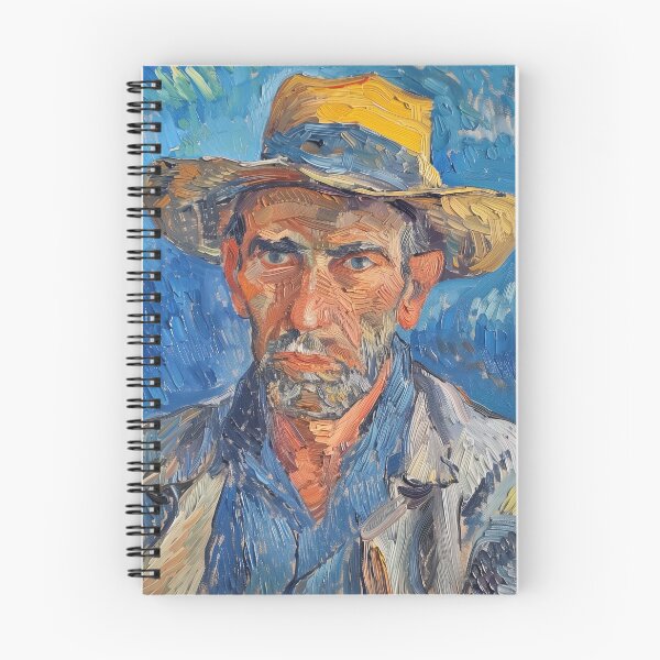 Item preview, Andorran man | Painting in the style of Vincent van Gogh designed and sold by ComicsFactory.