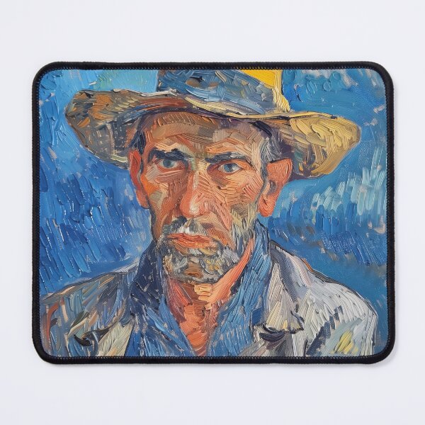 Item preview, Andorran man | Painting in the style of Vincent van Gogh designed and sold by ComicsFactory.