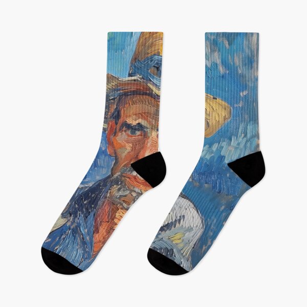 Item preview, Andorran man | Painting in the style of Vincent van Gogh designed and sold by ComicsFactory.