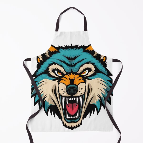 Item preview, Angry Wolf logo designed and sold by PolygonPinnacle.
