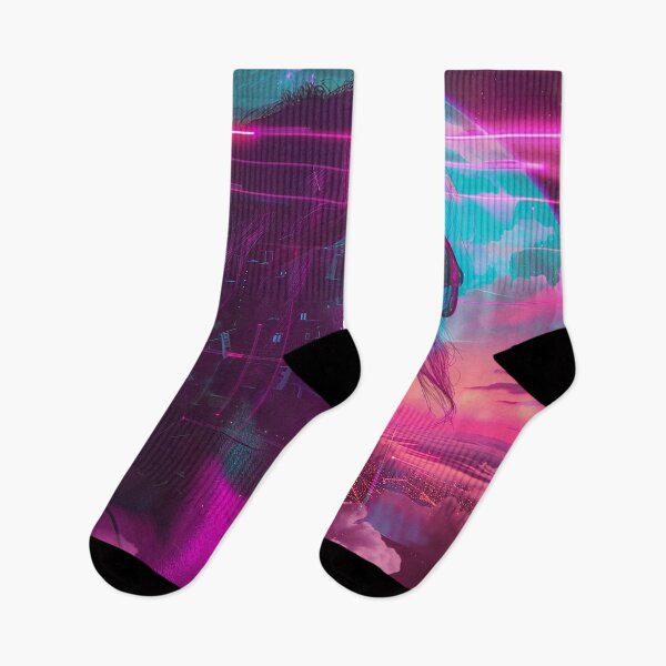 Item preview, Synthwave Aesthetic Illustration designed and sold by nomiraclehere.