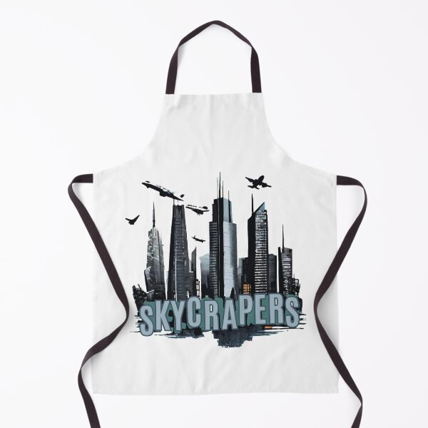 Item preview, Cool t-shirt for those who like skyscrapers and airplanes- 'SKYCRAPERS'. designed and sold by Gadget80.