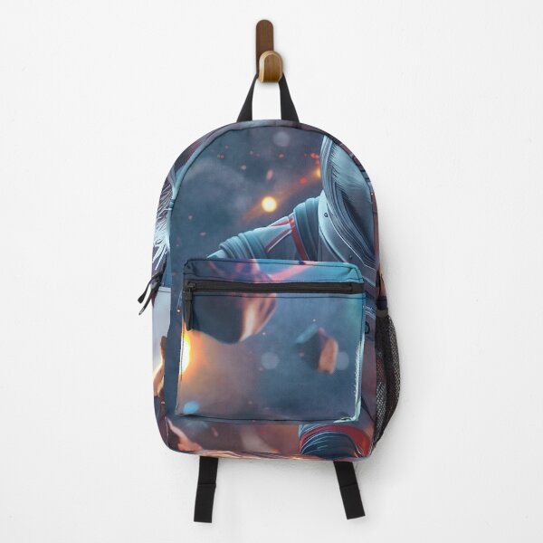 Item preview, Brave Hedgehog Astronaut Running Through Outer Space Galaxy designed and sold by Mullet Monkey.