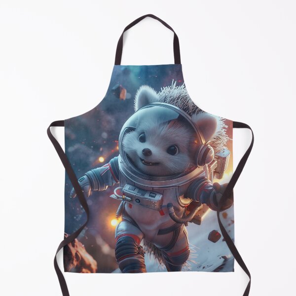 Item preview, Brave Hedgehog Astronaut Running Through Outer Space Galaxy designed and sold by Mullet Monkey.