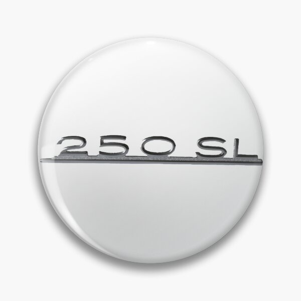 Item preview, Mercedes Benz 250SL Emblem W113 on White designed and sold by Frank Schuster.