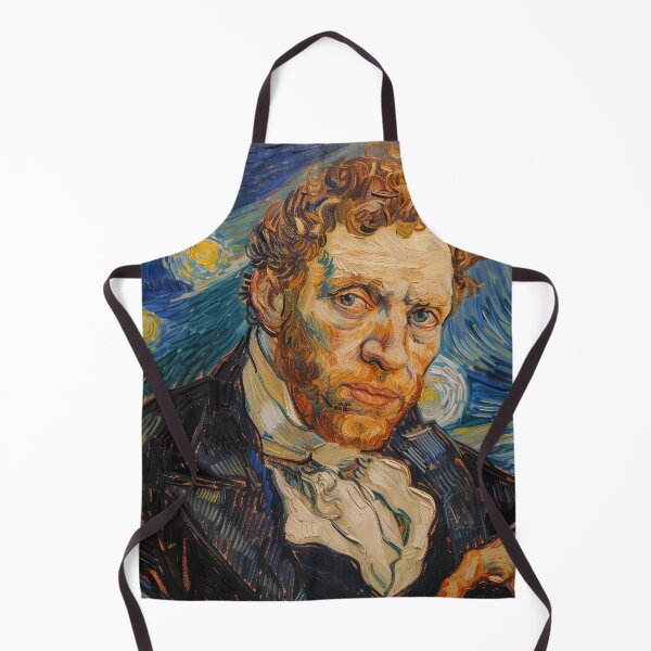 Item preview, Andre-Marie Ampere scientist | Painting in the style of Vincent van Gogh designed and sold by ComicsFactory.