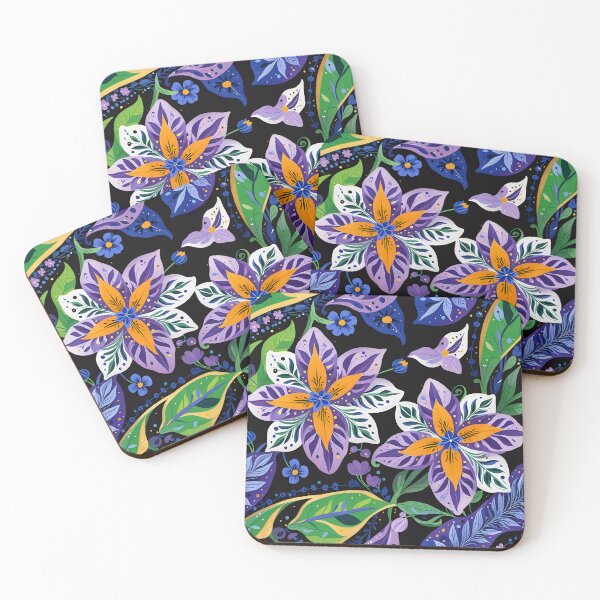 Item preview, Mystical Flowers designed and sold by Ms. Counterclockwise.