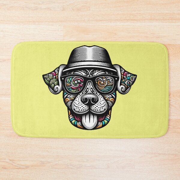 Item preview, the dog and his hat designed and sold by ONIX23.