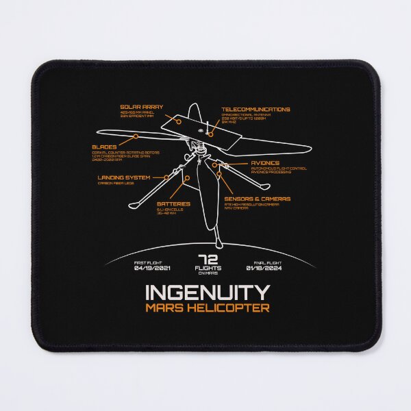 Item preview, Ingenuity Mars Helicopter Schematic designed and sold by darkskygear.