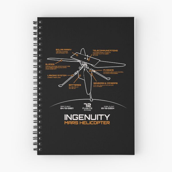 Item preview, Ingenuity Mars Helicopter Schematic designed and sold by darkskygear.