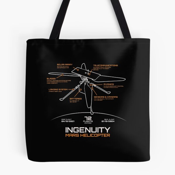 Item preview, Ingenuity Mars Helicopter Schematic designed and sold by darkskygear.