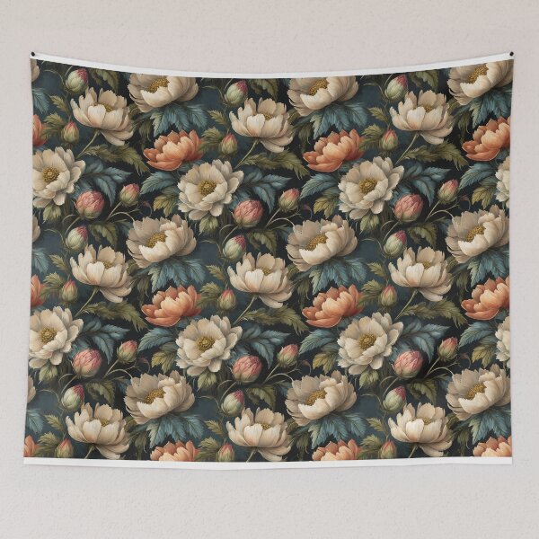 Item preview, Vintage Floral Classic Flower Pattern designed and sold by VintageRetroDep.