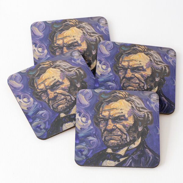 Item preview, Andrew Johnson | Painting in the style of Vincent van Gogh designed and sold by ComicsFactory.