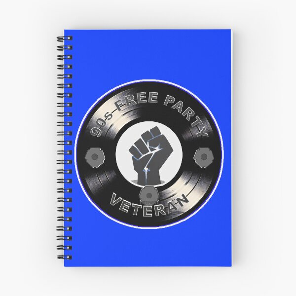 Item preview, 90s Free Party Rave Veteran Vinyl Design designed and sold by leyfinder.