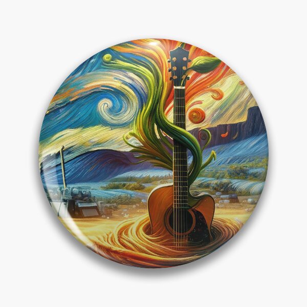 Item preview, Desert Guitar Fire designed and sold by bunnyboiler.