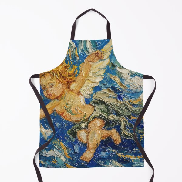 Item preview, Angel Cherubim | Painting in the style of Vincent van Gogh designed and sold by ComicsFactory.