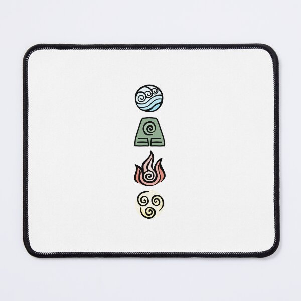 Item preview, Avatar ATLA Elemental Symbols Designs (Black Outline) designed and sold by 3lsa-jj.