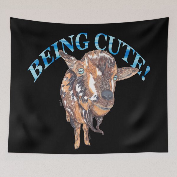 Item preview, WEST AFRICAN DWARF GOAT BEING CUTE designed and sold by BeritValk.