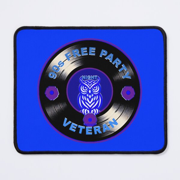 Item preview, Night Owl Rave Veteran - 90s Free Party Tribute Vinyl designed and sold by leyfinder.