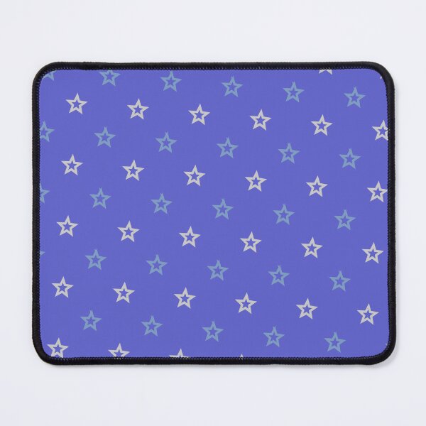 Item preview, Green & White Aligned Stars Grid Blue Borderless Blueprint designed and sold by Alchemy-A-La-G.