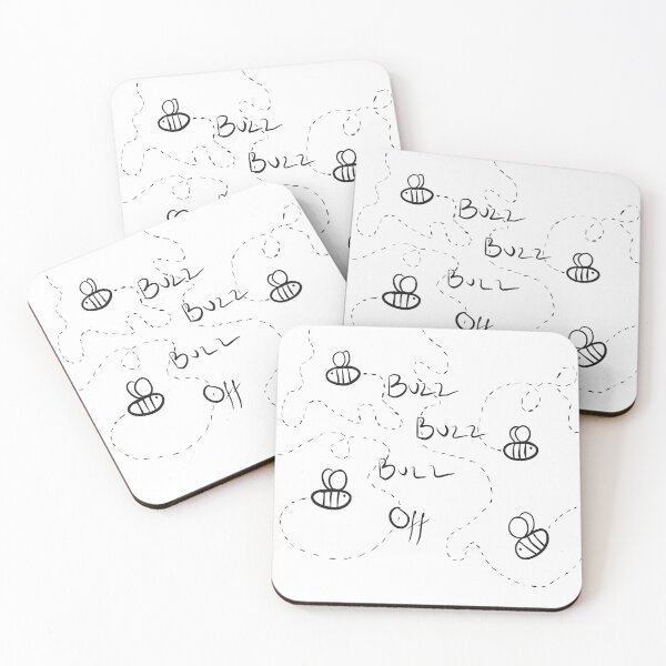 Item preview, Bees buzz off cute designed and sold by clinoei.