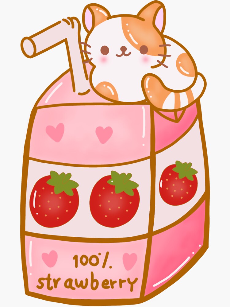 Strawberry Milk Cat