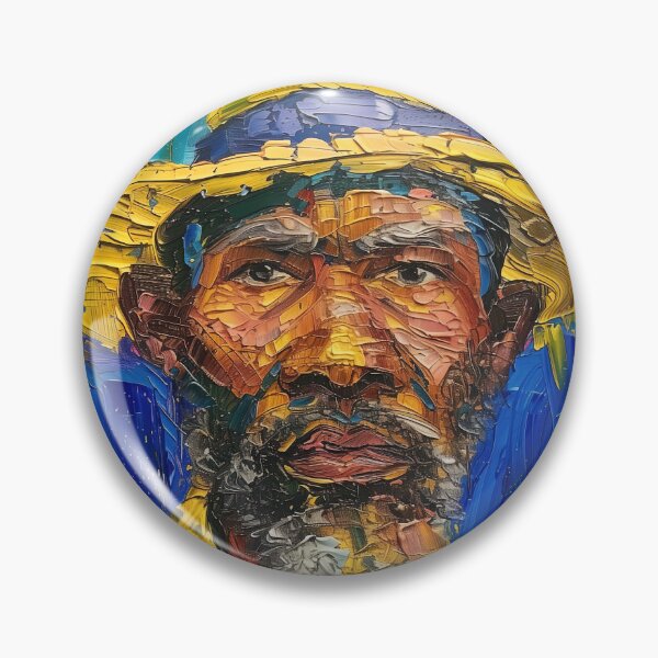 Item preview, Angolese man | Painting in the style of Vincent van Gogh designed and sold by ComicsFactory.