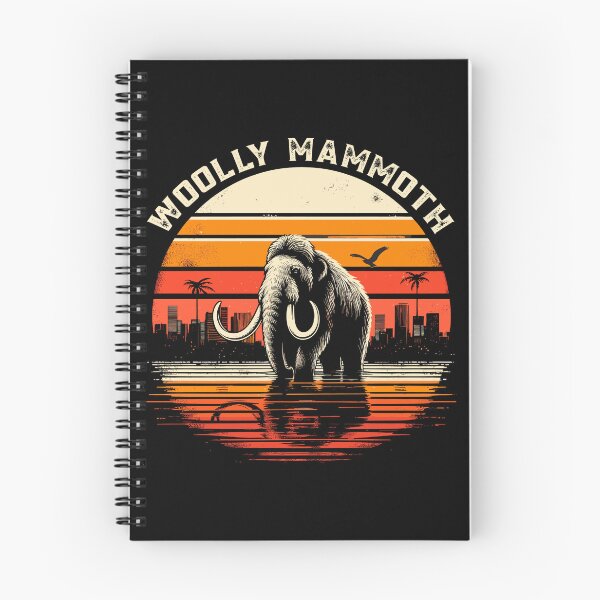 Item preview, Woolly Mammoth Retro Vintage Mammoth  designed and sold by JessArty ⭐⭐⭐⭐⭐.