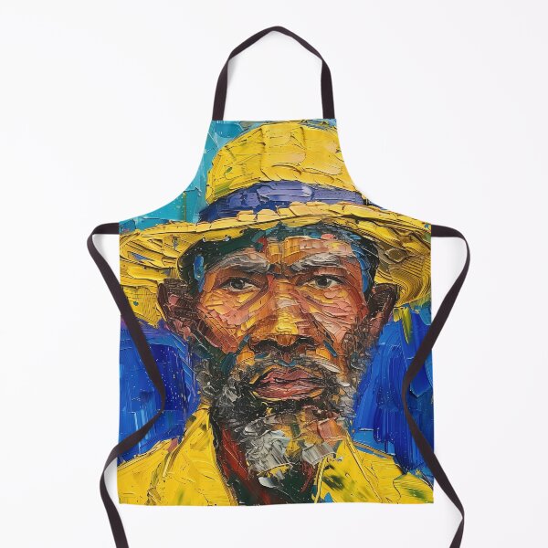 Item preview, Angolese man | Painting in the style of Vincent van Gogh designed and sold by ComicsFactory.