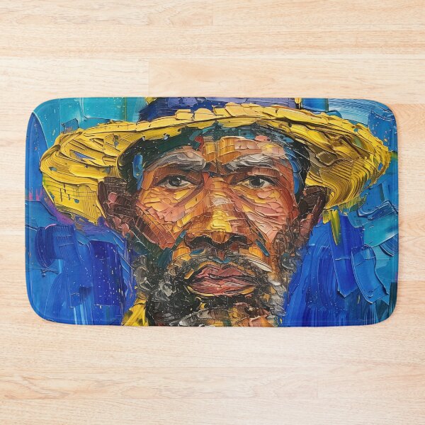 Item preview, Angolese man | Painting in the style of Vincent van Gogh designed and sold by ComicsFactory.