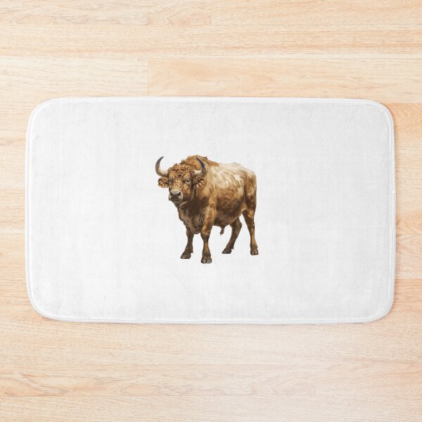 Item preview, Majestic Brown Bull in Natural Stance designed and sold by NatureSyllabus.