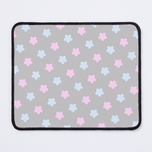 Item preview, Pastel Blue & Pink Baby Stars Grey Borderless Blueprint designed and sold by Alchemy-A-La-G.