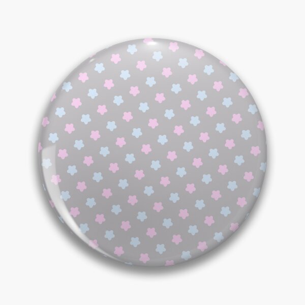 Item preview, Pastel Blue & Pink Baby Stars Grey Borderless Blueprint designed and sold by Alchemy-A-La-G.