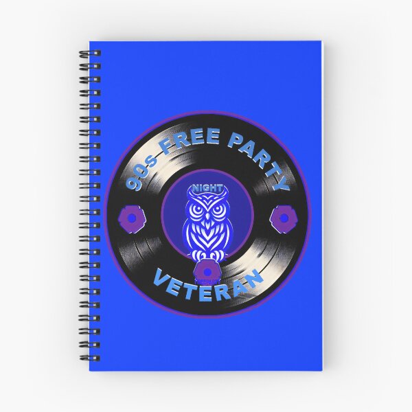 Item preview, Badge Style Night Owl Rave Veteran - 90s Free Party Tribute Vinyl designed and sold by leyfinder.