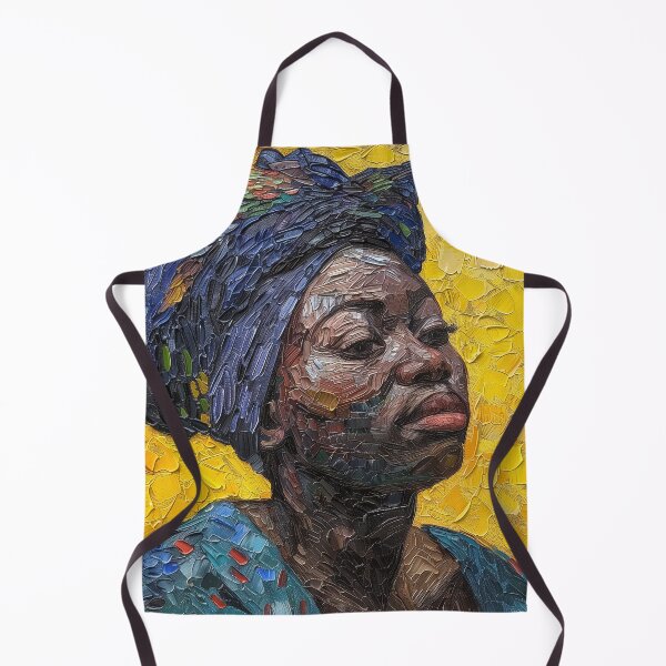 Item preview, Angolese woman | Painting in the style of Vincent van Gogh designed and sold by ComicsFactory.