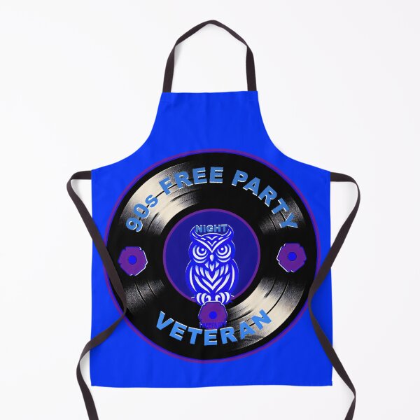 Item preview, Badge Style Night Owl Rave Veteran - 90s Free Party Tribute Vinyl designed and sold by leyfinder.