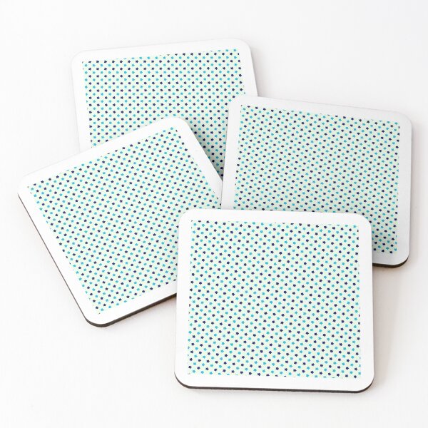 Item preview, Blue & Navy Baby Stars Pastel Green Borderless Blueprint designed and sold by Alchemy-A-La-G.