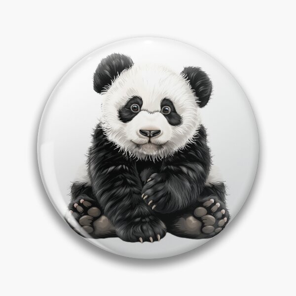 Item preview, Adorable Bebé Panda Sentado Pacíficamente designed and sold by NatureSyllabus.