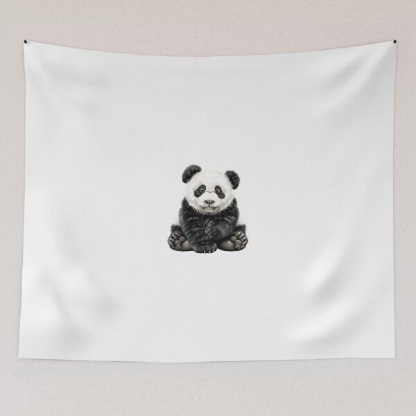 Item preview, Adorable Baby Panda Sitting Peacefully designed and sold by NatureSyllabus.