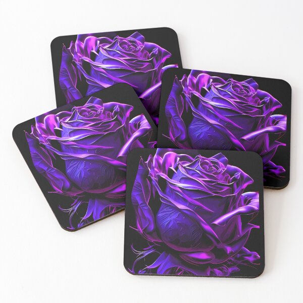Item preview, PURPLE SHINNY ROSE designed and sold by Neverlandgr.