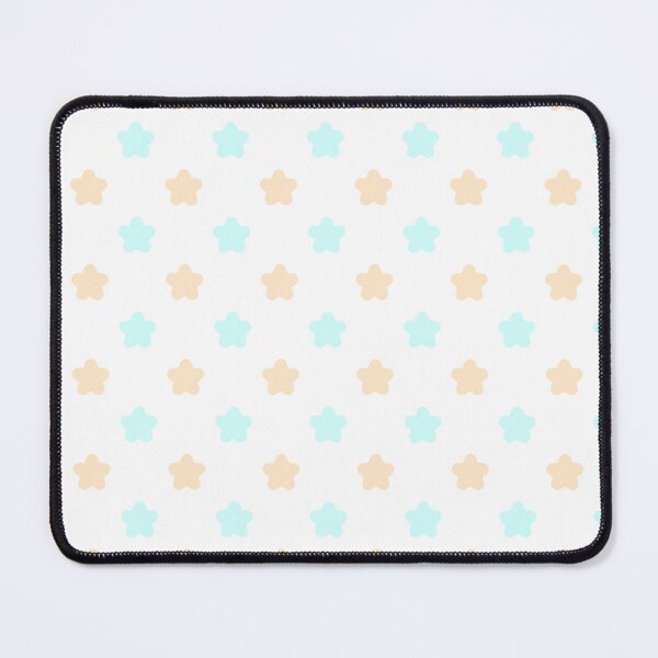 Item preview, Pastel Blue & Orange Baby Stars White Borderless Blueprint designed and sold by Alchemy-A-La-G.