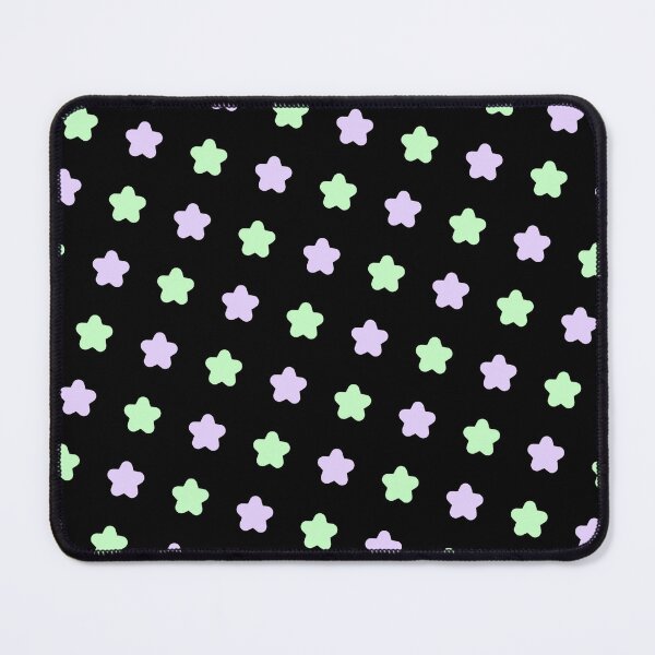 Item preview, Pastel Purple & Green Baby Stars Black Borderless Blueprint designed and sold by Alchemy-A-La-G.
