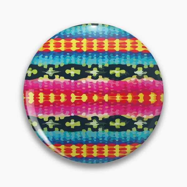 Item preview, Hand woven fabric vibrant embroidery bold multicolor maximalist decor designed and sold by T-Mex.
