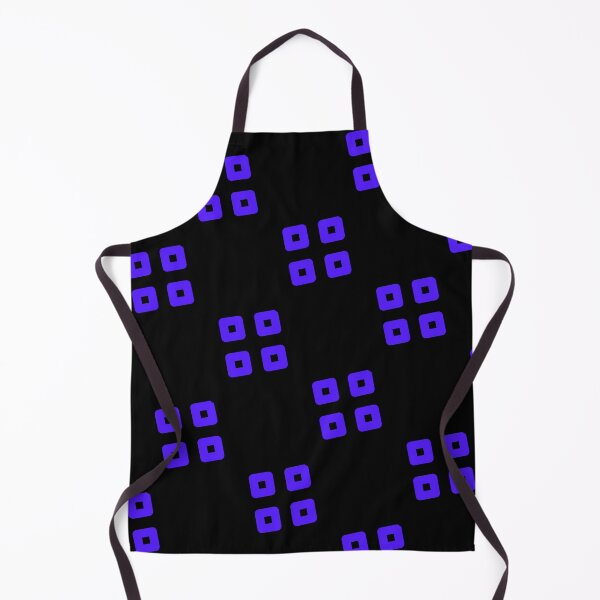 Item preview, Blue Four Square Batik Pattern Black Borderless Blueprint designed and sold by Alchemy-A-La-G.