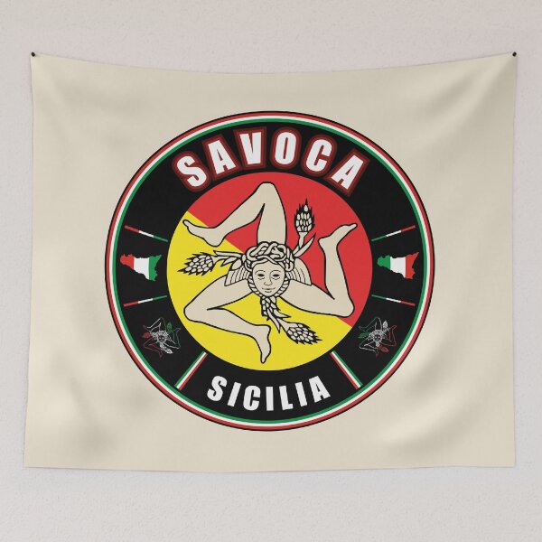 Item preview, Savoca Sicilia Italia bandiera flag designed and sold by studioss76.