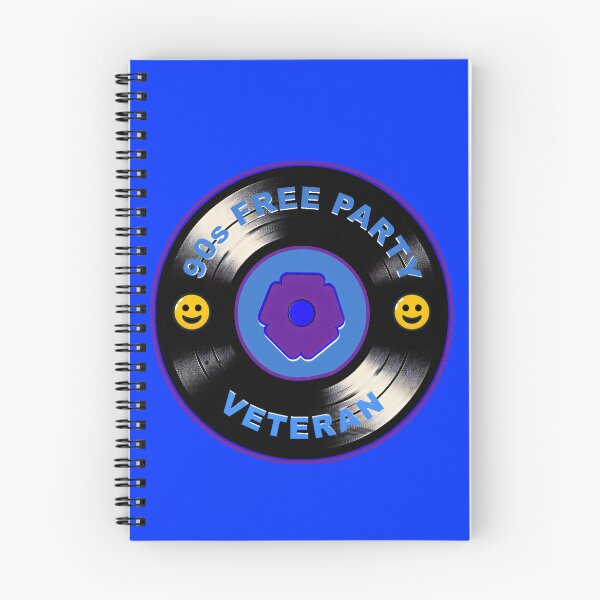 Item preview, Badge Style Smiley Face & Free Party Flower - 90s Rave Veteran Vinyl  designed and sold by leyfinder.