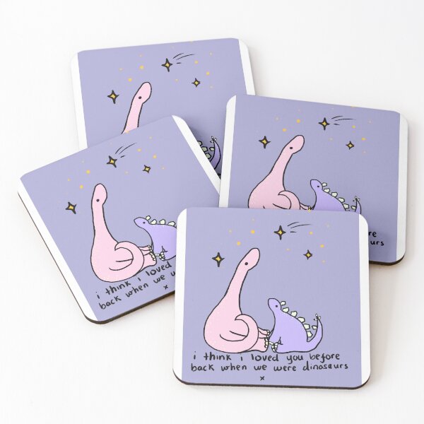 Item preview, Loved you before dinosaurs designed and sold by August Doodles.